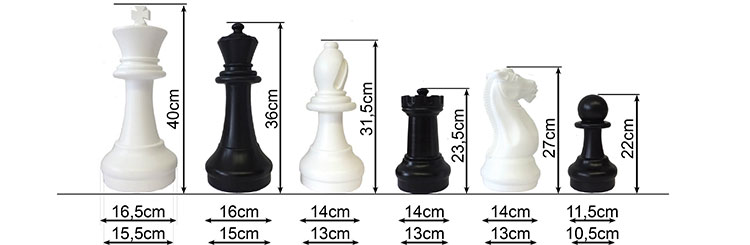 Giant Chess Individual Pieces (King, Queen)